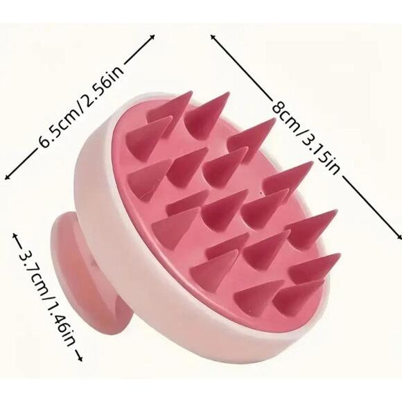 Silicon (Shampoo Brush)-(Scalp Massager)-(Pink)-(New)-$10.00 - Picture 6 of 6